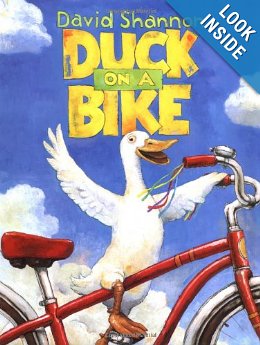 duck on bike